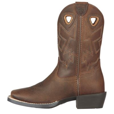 Ariat Charger Kahverengi Western Csizma Çocuk (27204-285)